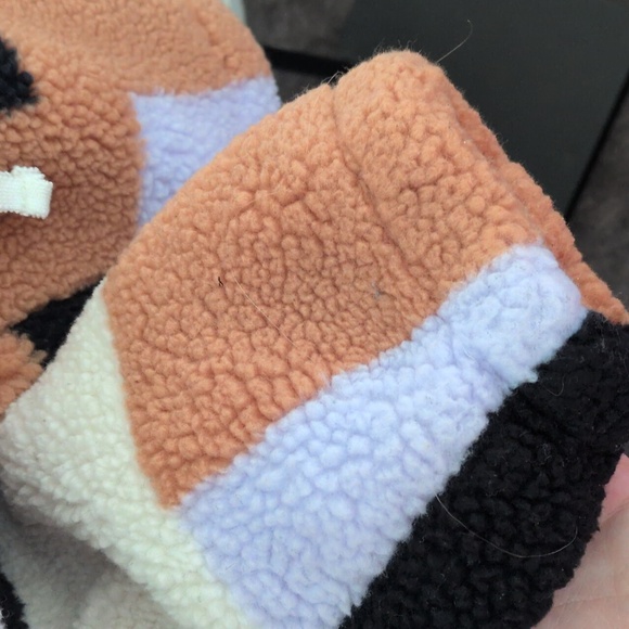 ✨ Free People Hit The Slopes Colorblock Sherpa Jacket Size M - Picture 5 of 10